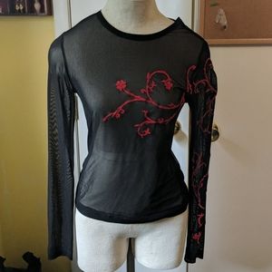 Vintage 90's sheer top